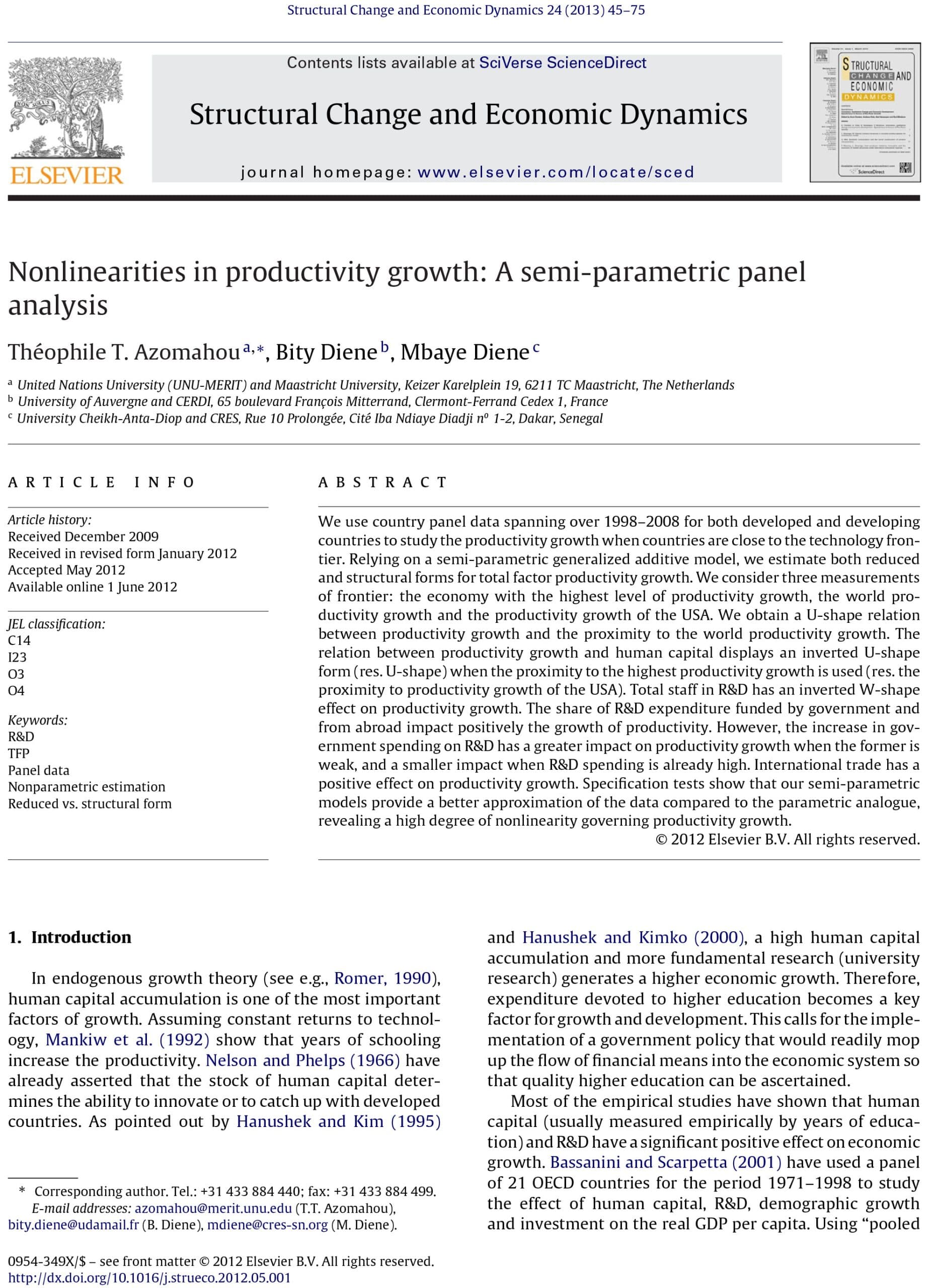 Structural  Change  and  Economic  Dynamics